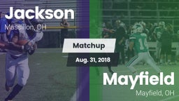 Matchup: Jackson  vs. Mayfield  2018