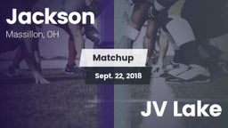 Matchup: Jackson  vs. JV Lake 2018