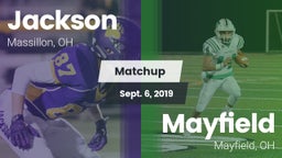 Matchup: Jackson  vs. Mayfield  2019