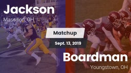 Matchup: Jackson  vs. Boardman  2019