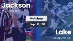 Matchup: Jackson  vs. Lake  2019