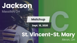 Matchup: Jackson  vs. St. Vincent-St. Mary  2020