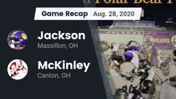 Recap: Jackson  vs. McKinley  2020
