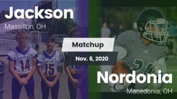 Matchup: Jackson  vs. Nordonia  2020