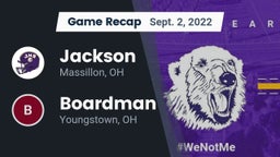 Recap: Jackson  vs. Boardman  2022