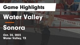 Water Valley  vs Sonora  Game Highlights - Oct. 24, 2023