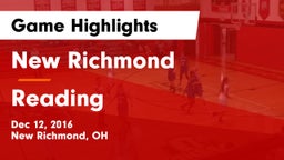 New Richmond  vs Reading  Game Highlights - Dec 12, 2016