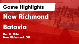 New Richmond  vs Batavia  Game Highlights - Dec 8, 2016
