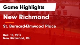 New Richmond  vs St. Bernard-Elmwood Place  Game Highlights - Dec. 18, 2017