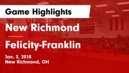 New Richmond  vs Felicity-Franklin  Game Highlights - Jan. 3, 2018