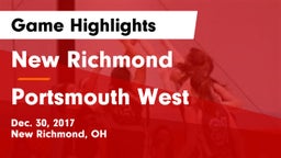 New Richmond  vs Portsmouth West  Game Highlights - Dec. 30, 2017