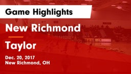 New Richmond  vs Taylor  Game Highlights - Dec. 20, 2017