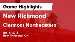 New Richmond  vs Clermont Northeastern  Game Highlights - Jan. 8, 2018