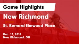 New Richmond  vs St. Bernard-Elmwood Place  Game Highlights - Dec. 17, 2018
