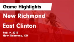New Richmond  vs East Clinton  Game Highlights - Feb. 9, 2019