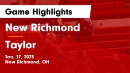 New Richmond  vs Taylor  Game Highlights - Jan. 17, 2023