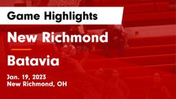 New Richmond  vs Batavia  Game Highlights - Jan. 19, 2023