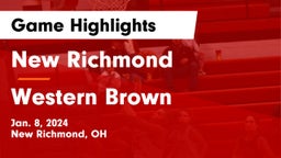 New Richmond  vs Western Brown  Game Highlights - Jan. 8, 2024