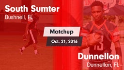 Matchup: South Sumter High vs. Dunnellon  2016