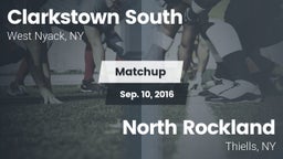 Matchup: Clarkstown South vs. North Rockland  2016