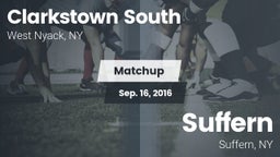 Matchup: Clarkstown South vs. Suffern  2016