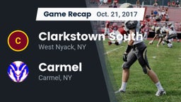 Recap: Clarkstown South  vs. Carmel  2017