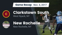 Recap: Clarkstown South  vs. New Rochelle  2017