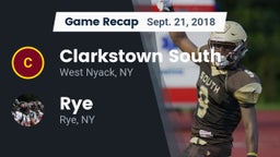 Recap: Clarkstown South  vs. Rye  2018
