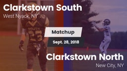 Matchup: Clarkstown South vs. Clarkstown North  2018