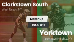 Matchup: Clarkstown South vs. Yorktown  2018