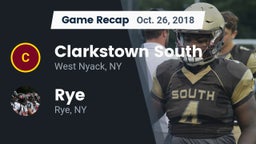 Recap: Clarkstown South  vs. Rye  2018