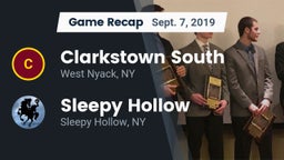 Recap: Clarkstown South  vs. Sleepy Hollow  2019