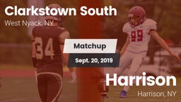 Matchup: Clarkstown South vs. Harrison  2019
