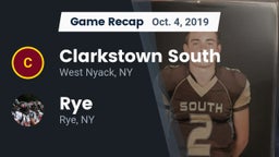 Recap: Clarkstown South  vs. Rye  2019