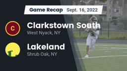 Recap: Clarkstown South  vs. Lakeland  2022