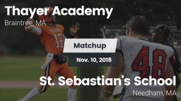 Matchup: Thayer Academy High vs. St. Sebastian's School 2018