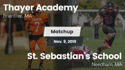 Matchup: Thayer Academy High vs. St. Sebastian's School 2019