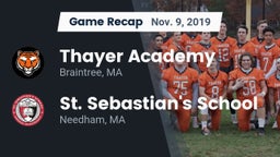 Recap: Thayer Academy  vs. St. Sebastian's School 2019