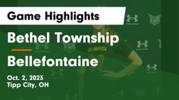 Bethel Township  vs Bellefontaine  Game Highlights - Oct. 2, 2023