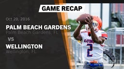 Recap: Palm Beach Gardens  vs. Wellington  2016