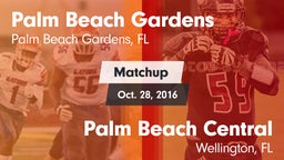 Matchup: Palm Beach Gardens vs. Palm Beach Central  2016