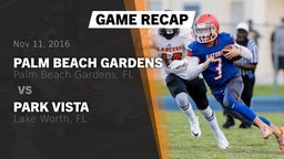 Recap: Palm Beach Gardens  vs. Park Vista  2016