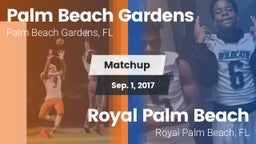 Matchup: Palm Beach Gardens vs. Royal Palm Beach  2017