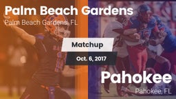Matchup: Palm Beach Gardens vs. Pahokee  2017