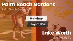 Matchup: Palm Beach Gardens vs. Lake Worth  2018