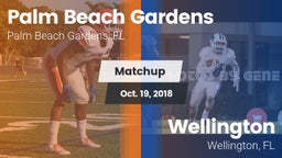 Matchup: Palm Beach Gardens vs. Wellington  2018