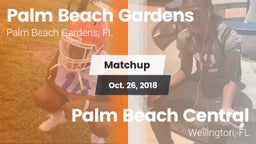 Matchup: Palm Beach Gardens vs. Palm Beach Central  2018