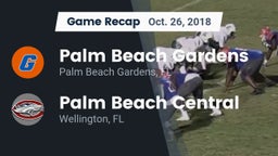 Recap: Palm Beach Gardens  vs. Palm Beach Central  2018