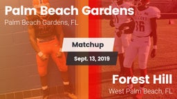 Matchup: Palm Beach Gardens vs. Forest Hill  2019