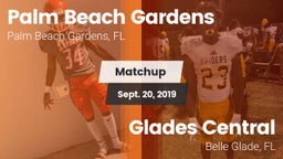 Matchup: Palm Beach Gardens vs. Glades Central  2019